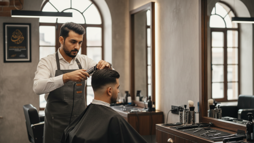 چگونه مدرک بین المللی آرایشگری مردانه در مشهد بگیریم؟ راهنمای کامل